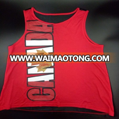 Wholesale Customized women Singlet Sports Tank Top