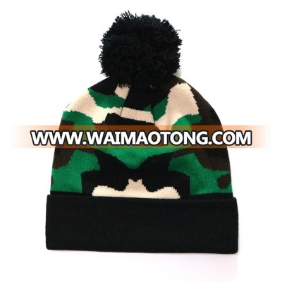 Manufacturer  promotion colorful pom beanie hat