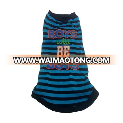 Best Selling Doggy Solid Breathable Sport Vest Clothes High Quality Summer Pet Dog Cotton Tee