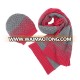 Promotion  knitting pattern scarf and hat sets