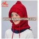 4279 new men women chunky warm outdoor winter hat and scarf wholesale knitted windproof bonnet hat